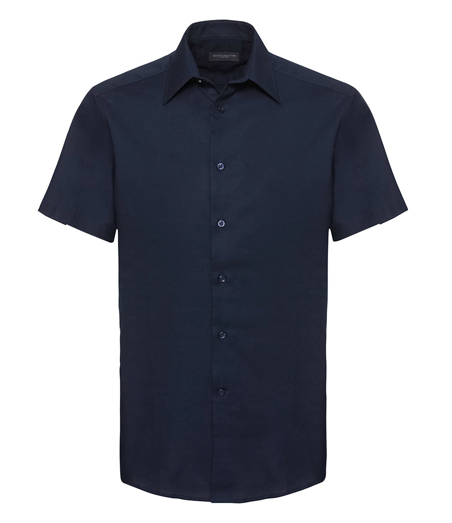 Russell Short Sleeve Shirt Tailored Oxford